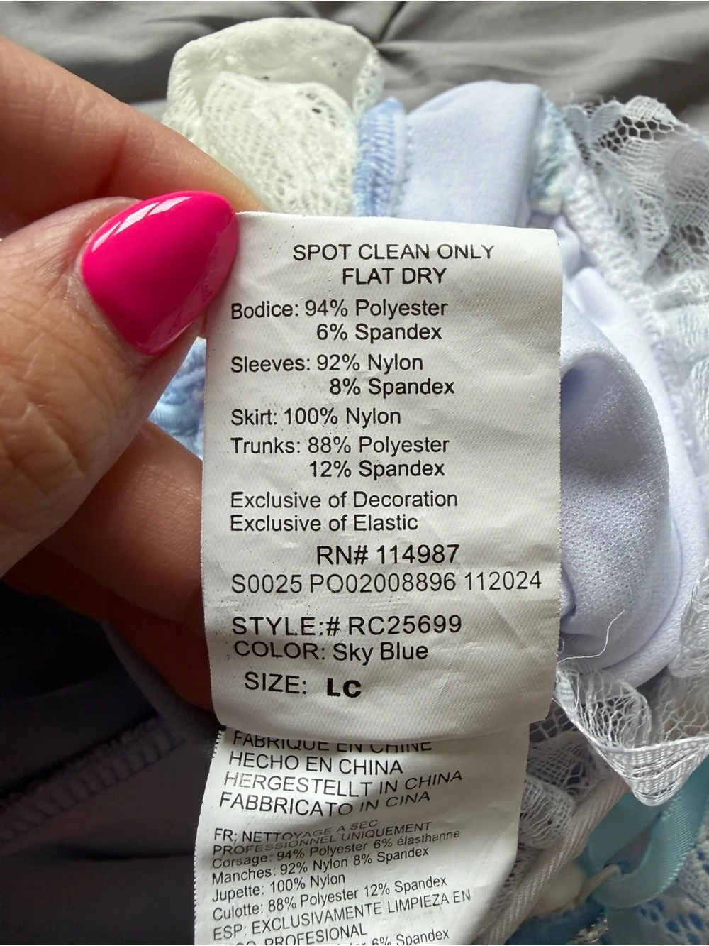 Revolution Blue Lace-Up Ballet Dress